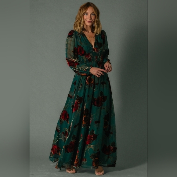 Baltic Born Dresses & Skirts - Baltic Born | NWOT Mikla Jade Floral Maxi Dress Size XS